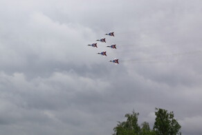 Празднование 25-летия пилотажной группы "Стрижи" в Кубинке