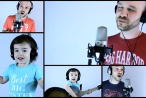 Отец и дочка спели песню "Take On Me"