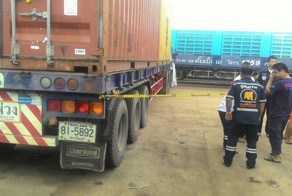 Тягач раздавил голову мужчине