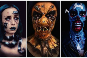 23 ночных кошмара: рисунки на лице