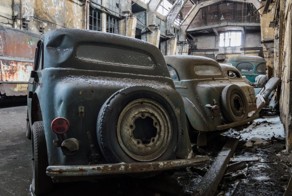 Кладбище раритетной техники в центре города