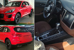 Zotye SR8 - розовый клон Porsche Macan