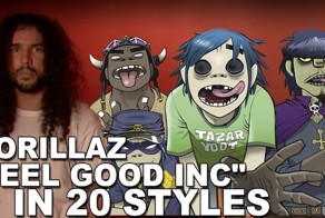 20 разных вариантов исполнения песни Feel Good Inc группы Gorillaz