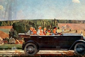 Автомобили и соцреализм. Картина маслом