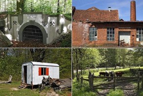 Обнаженные модели, органично слившиеся с природой