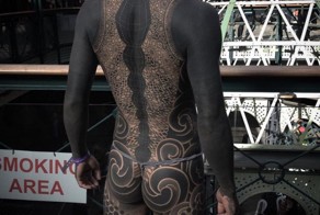 Костюмы из чернил от японского татуировщика