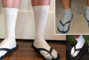 Сандалии с носками? Мы нашли нечто еще более ужасное