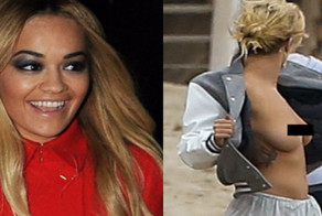 Звезда "50 оттенков серого" показала голую грудь на пляже