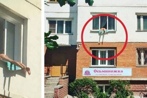 Жители Новосибирска жалуются: голая женщина загорает в окне второго этажа