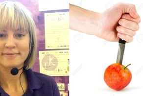 Учительница показала на яблоках, как действуют на детей издевательства