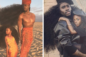 Отец и дочь, чьи прически свели с ума весь мир