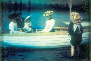 День на пляже сквозь линзы одной из первых цветных камер: фотографии Отто Пфеннингера 1906 года