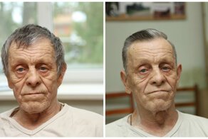 Кировские барберы бесплатно постригли бездомных мужчин