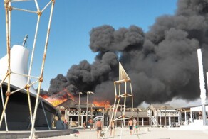 В Крыму сгорел «Казантип»