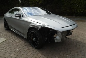 Разбитый Mercedes-Benz S63 AMG Coupe за 100 тысяч долларов