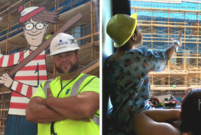 Строитель каждый день прячет Уолдо на площадке, чтобы его искали дети из соседней больницы