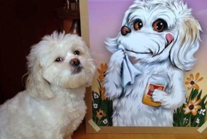 Иллюстратор создает милые и забавные "мультяшные" портреты домашних животных