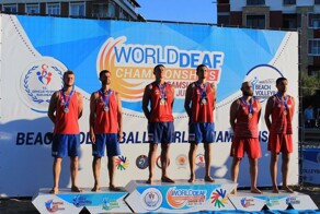 Сборная России по пляжному волейболу среди инвалидов по слуху