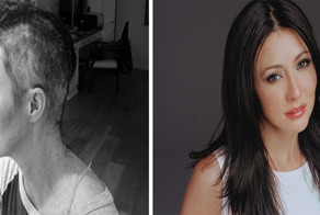 Звезда «Беверли-Хиллз 90210» Шеннен Доэрти смело побрила голову, готовясь к борьбе с раком