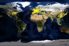 72 часа воздушного траффика за 13 секунд