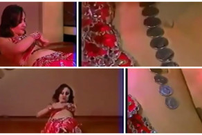 Танец живота - трюк с монетками