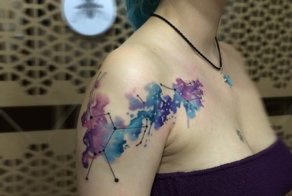 Потрясающие акварельные татуировки, которые вдохновят вас на собственный боди-арт