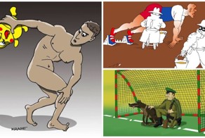 «Бесэдер?» про спорт и спортсменов в весёлых карикатурах