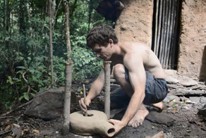 "Турбина" для костра из глины