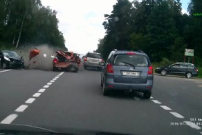 Авария дня. Массовое ДТП в окрестностях Минска