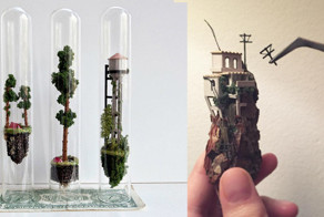 Невероятные парящие миры в пробирке