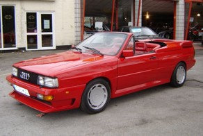 Audi Quattro Treser Roadster с фирменным складным верхом