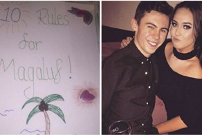 «Не смотреть. Не говорить. Не трогать». Девушка составила 10 правил для парня, уезжающего с друзьями