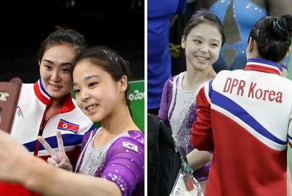 Пока Ким Чен Ын не видит: Гимнастки из Северной и Южной Кореи сделали совместное селфи