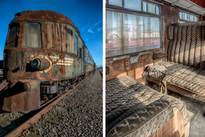 Заброшенный Восточный экспресс, напоминающий о роскошных путешествиях прошлого