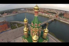 Пока дрон не грянет, мужик не перекрестится: квадрокоптер влетает в купол церкви в Йошкар-Оле