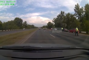 Авария дня. Две аварии в одном месте