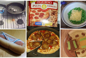 Нажрался? Веди себя прилично и не пытайся готовить!