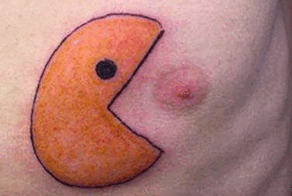 Самые творческие и нелепые татуировки, сделанные на сосках