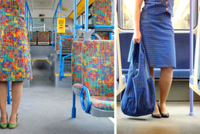 Когда дизайнер решила сшить одежду из обшивки автобусных сидений