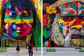 «Мы все едины»: крупнейшее в мире граффити в Рио в честь Олимпийских игр