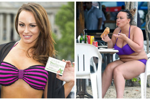 Модель нижнего белья поправилась почти вдвое из-за разрыва с парнем