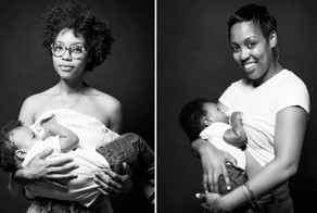 9 афроамериканок снялись в фотосессии в поддержку грудного вскармливания