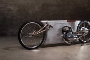 Немецкий стимпанк-кастом на базе Jawa 350 Sprint