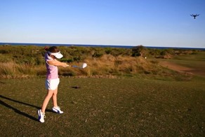 Восьмилетняя девочка сбила дрон мячом для гольфа