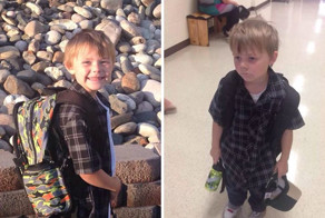 «Будущее померкло». Родители выкладывают фото уставших детей в первый день учёбы