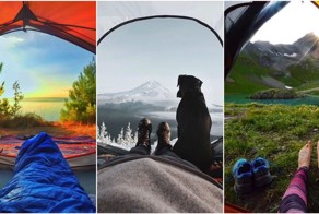 С такими видами из палатки каждое утро становится прекрасным
