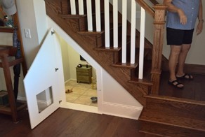 Учительница сделала для своего песика личную спальню