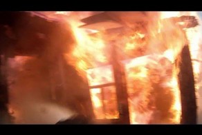 Тушение пожара в частном доме от первого лица