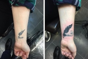 Как избавиться от ошибок прошлого: мастерски замаскированные татуировки