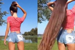 Соблазнительный тренд в Instagram: девушки распускают свои шикарные длинные волосы